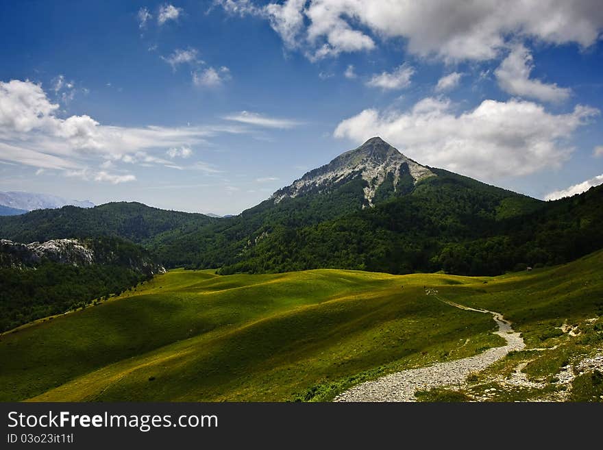 Nice mountain in the pyrenees. Nice mountain in the pyrenees