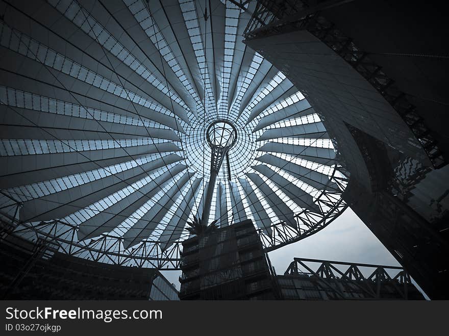 Sony Center is a building complex located at the Potsdamer Platz in Berlin, Germany. Sony Center is a building complex located at the Potsdamer Platz in Berlin, Germany.