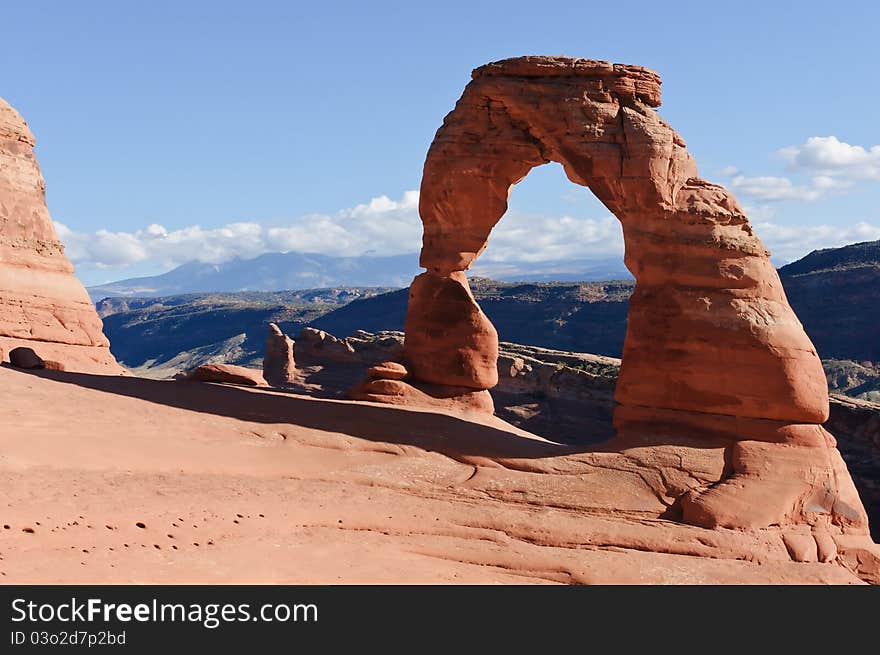 Utah's famous Delicate Arch in Arches National Park.