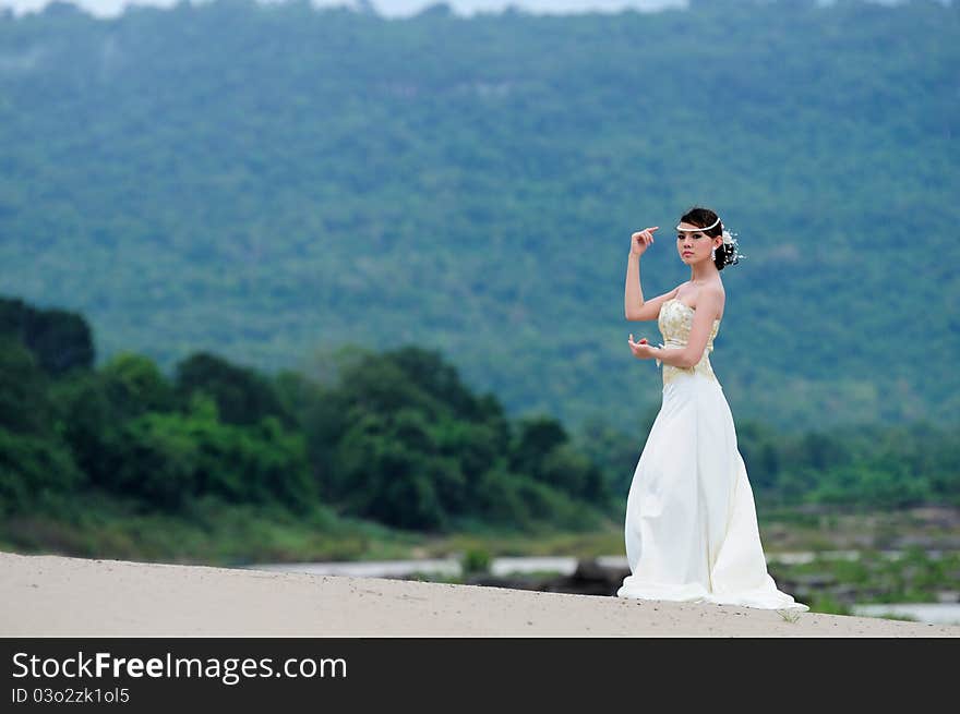 Portrait of thai women