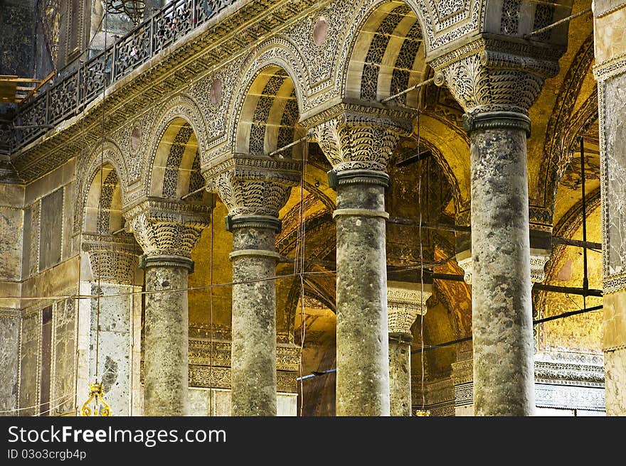 Blue mosque interior