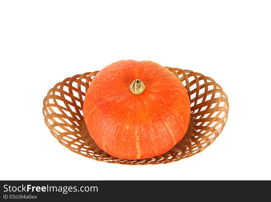 Natural ripe pumpkin