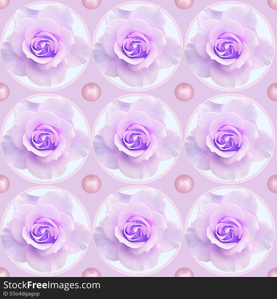 pattern of roses