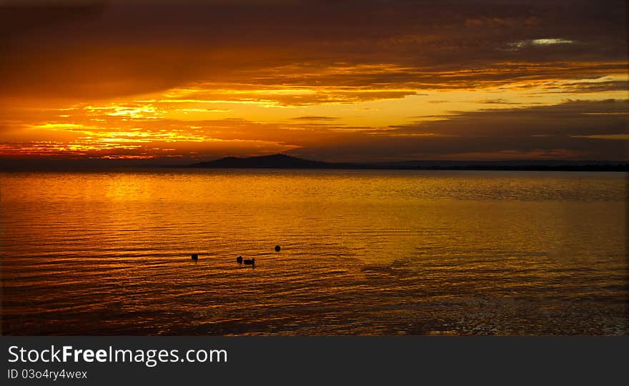 Sunrise at Lake