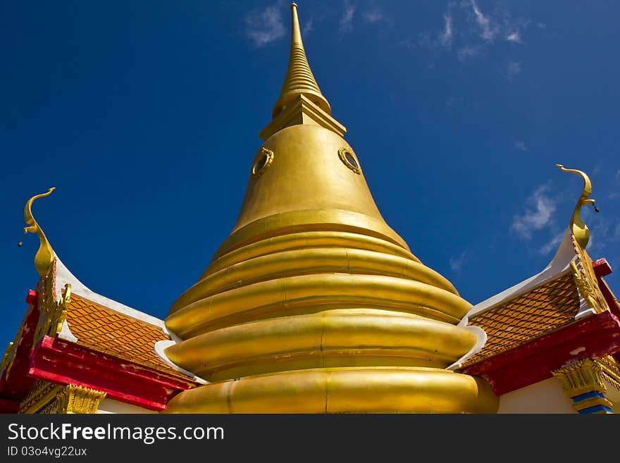 Golden pagoda koh samui