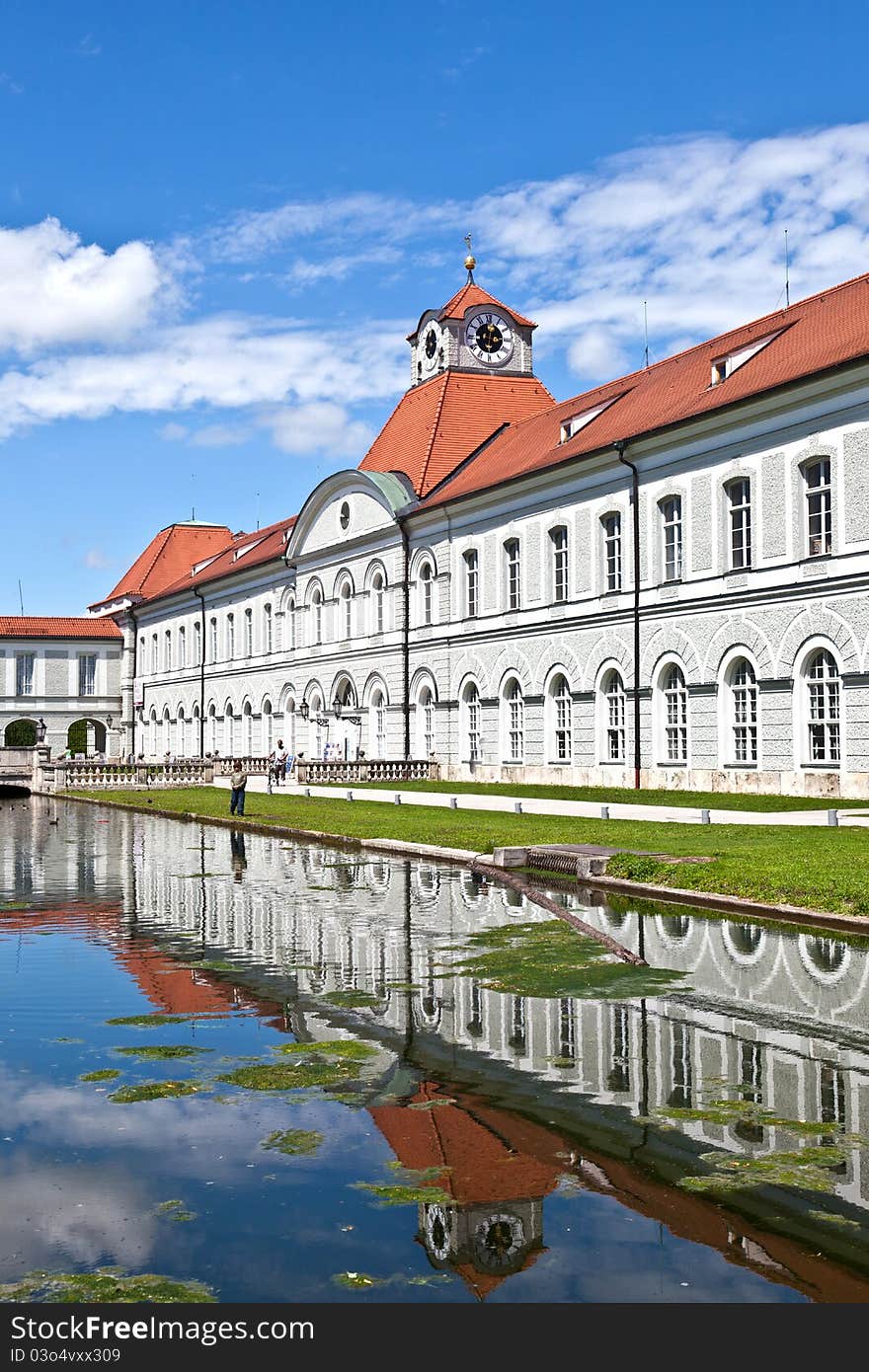 Park in nymphenburg castle