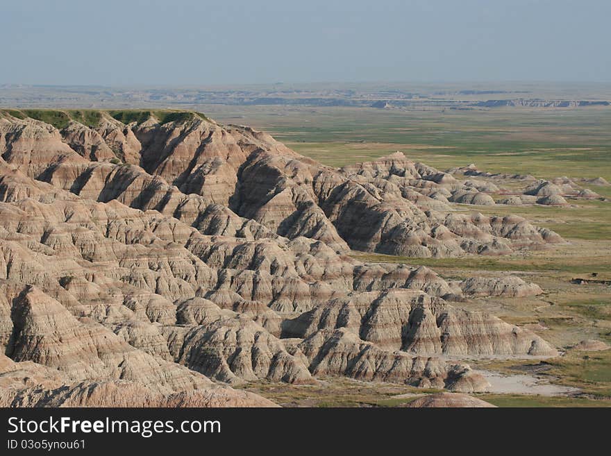 Scenic Badlands Landscape