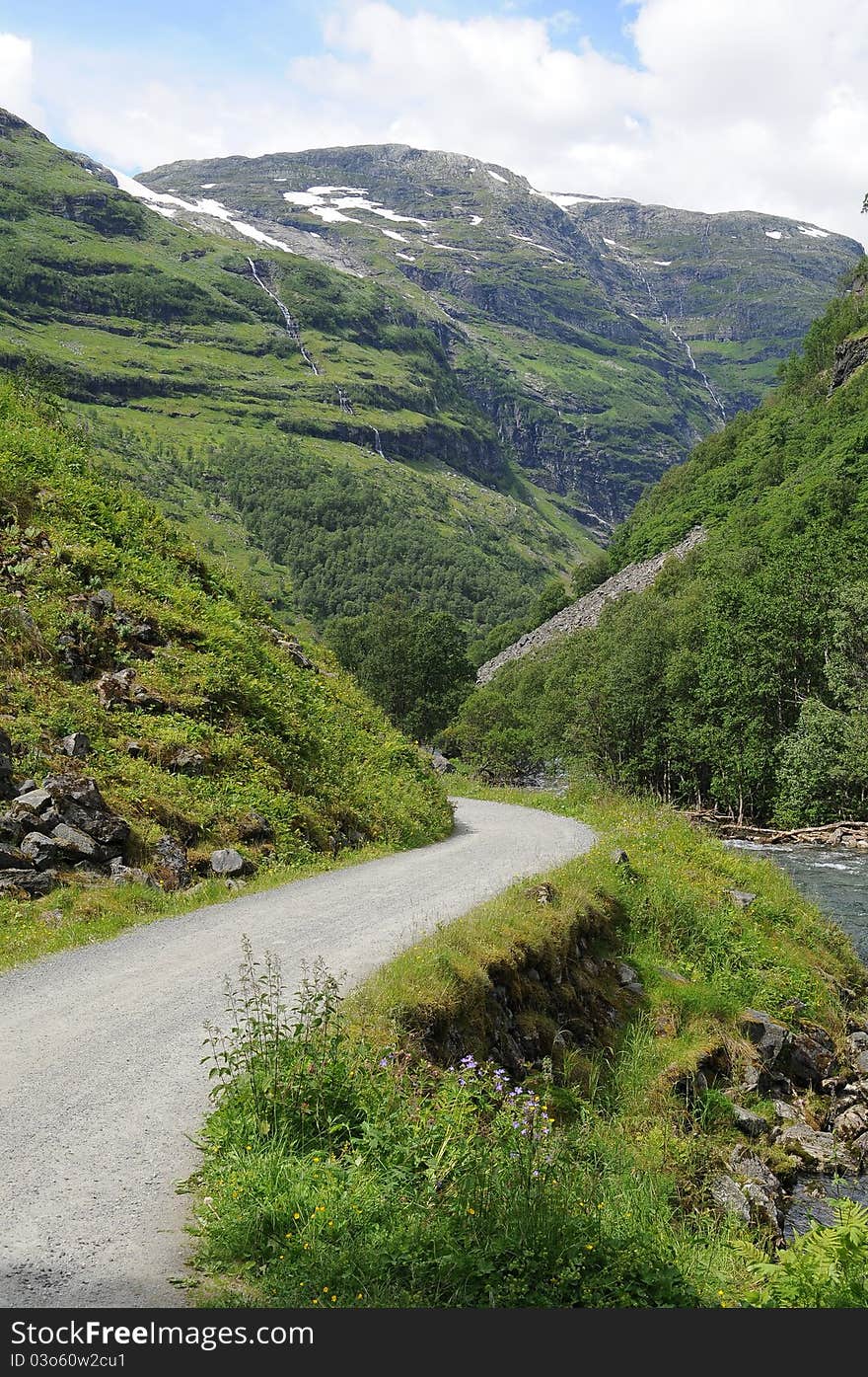 Rallarvegen valley