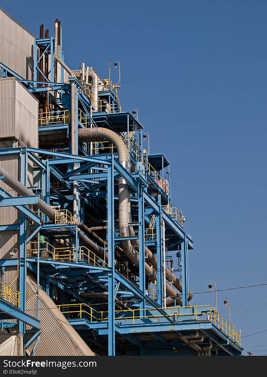 Manhattan Beach Power Plant Close Up