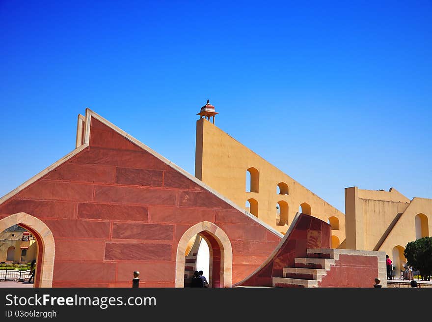 Astronomical instrument at Jantar Mantar observato