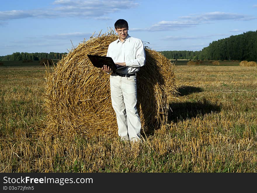 Man with laptop