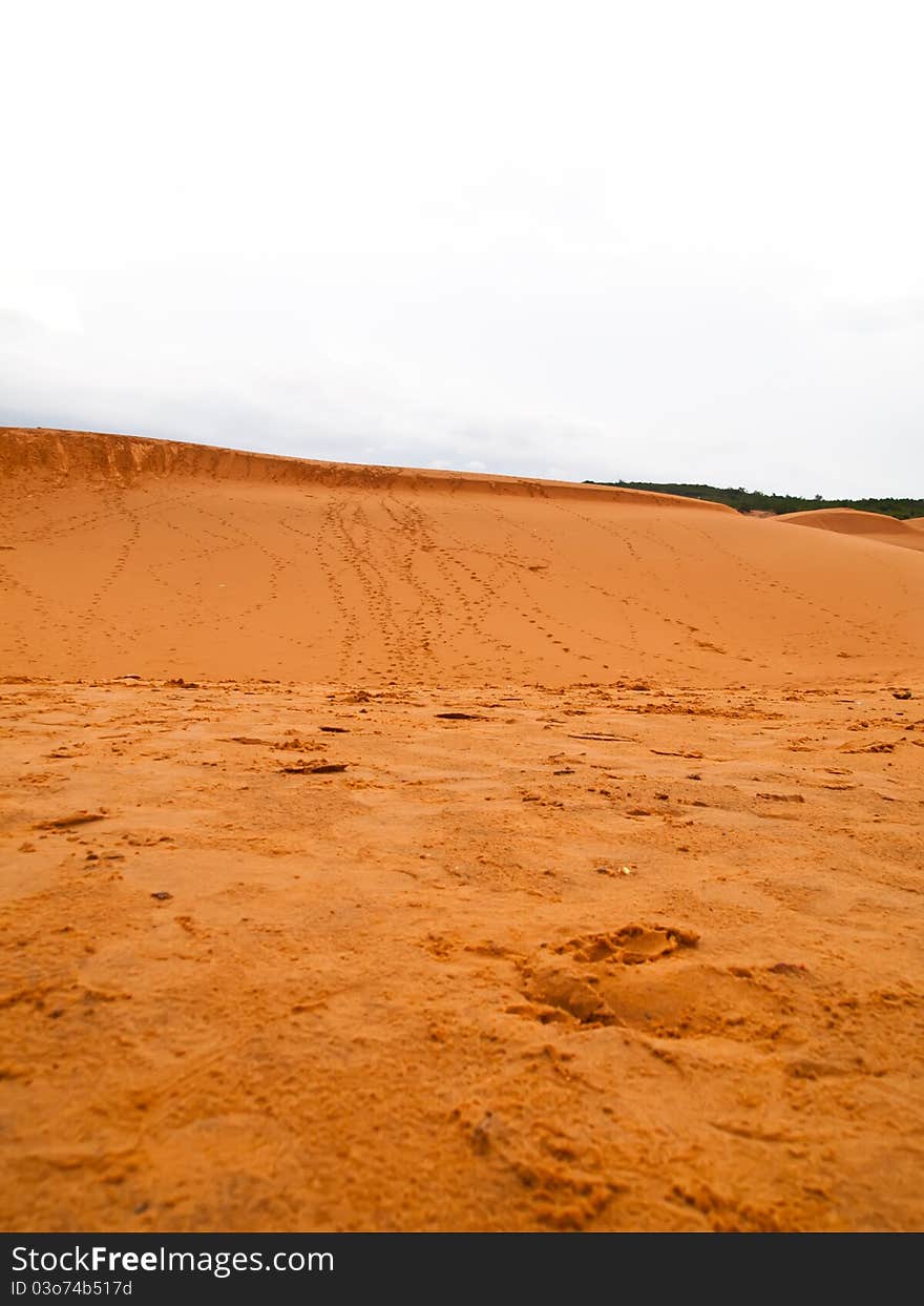 The Sand Dunes In Mui Ne , Vietnam