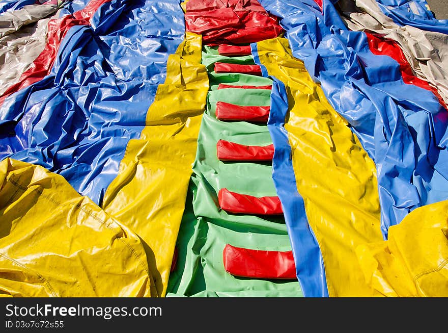 Rubber toy colorful background