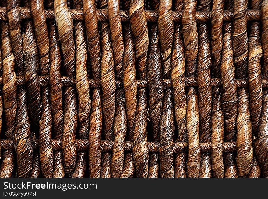 Texture wicker basket wood close-up material broun. Texture wicker basket wood close-up material broun