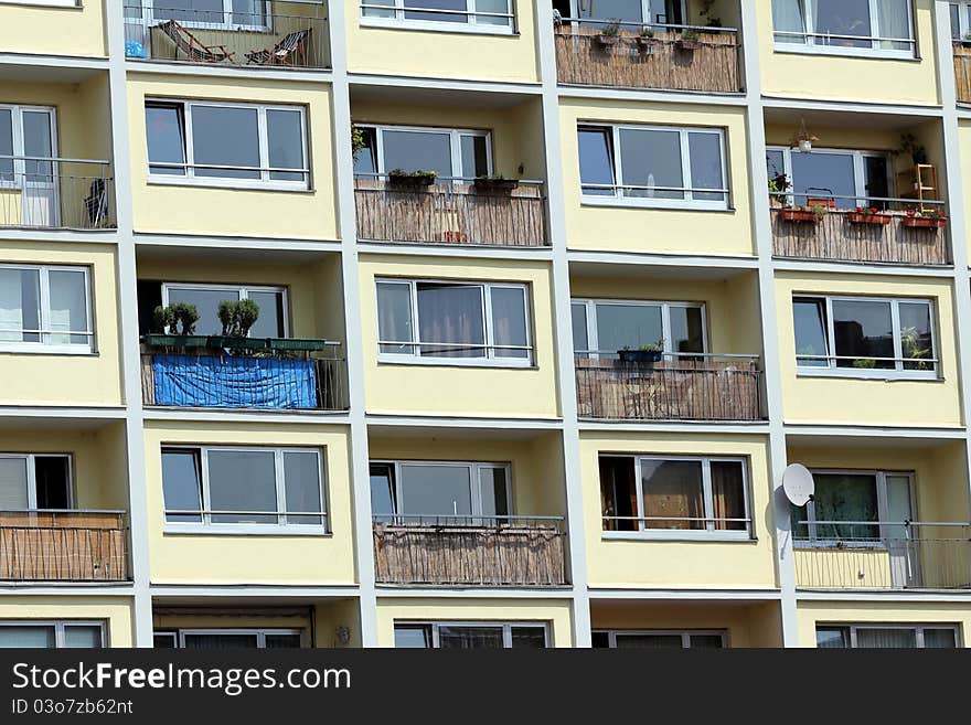 A texture of some balconys in germany. A texture of some balconys in germany