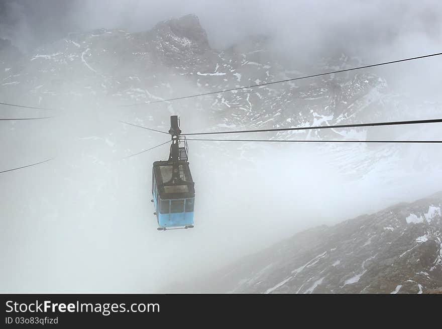 Rope-way in Italy, Cortina d'Ampezzo