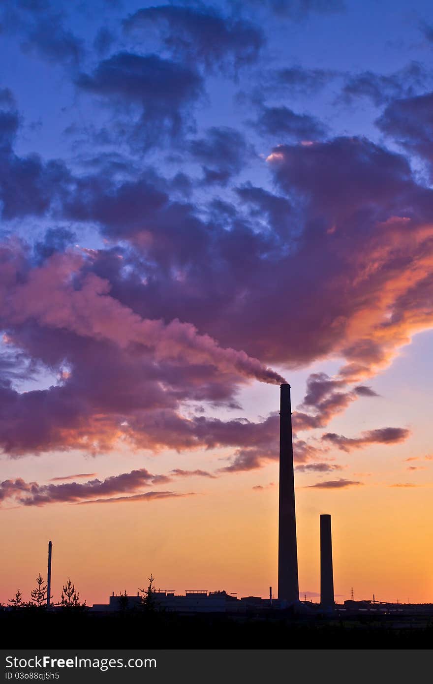 Cloud Over The Plant