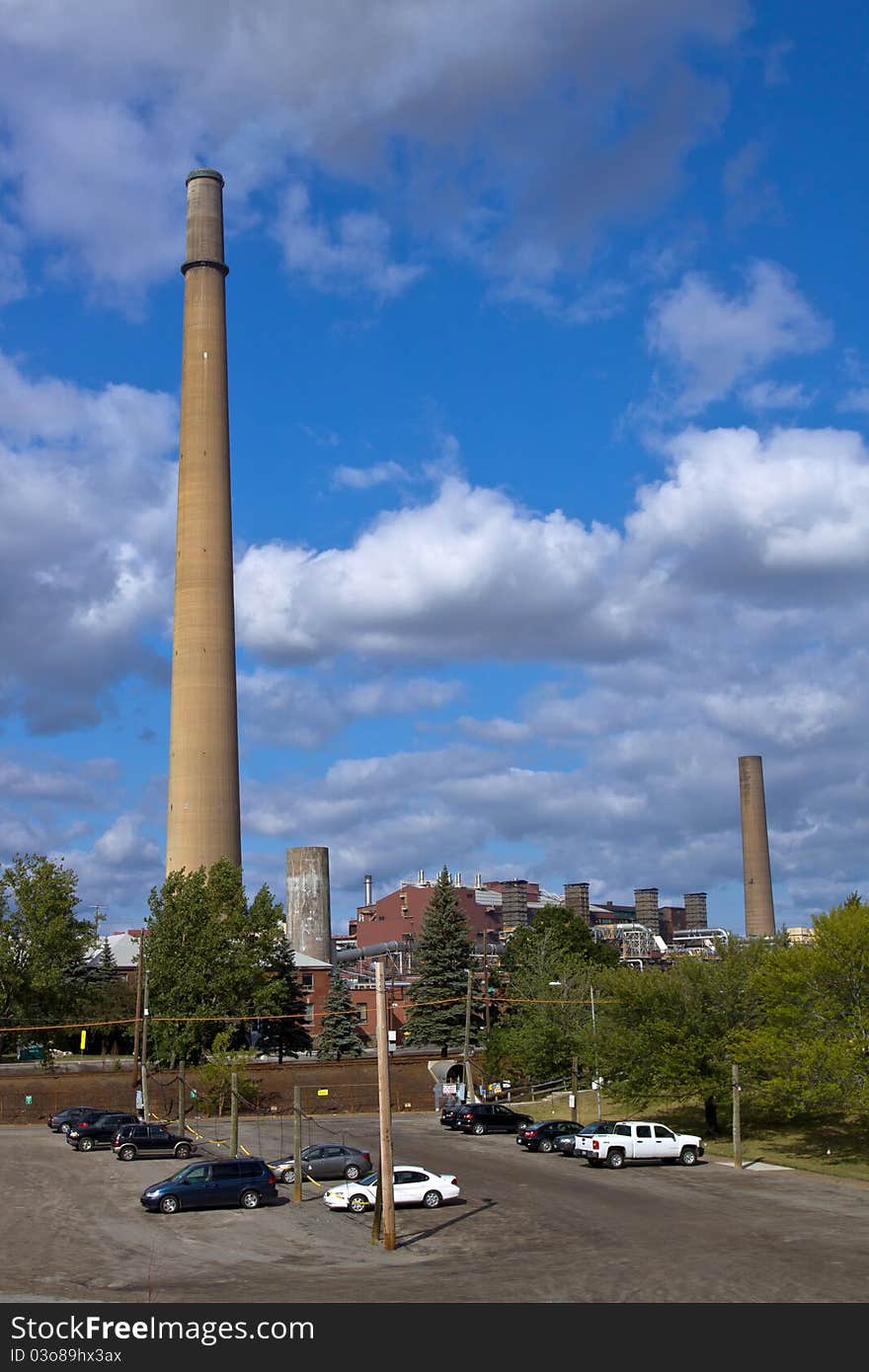 View of a nickel Plant located at Sudbury Ontario Canada. View of a nickel Plant located at Sudbury Ontario Canada