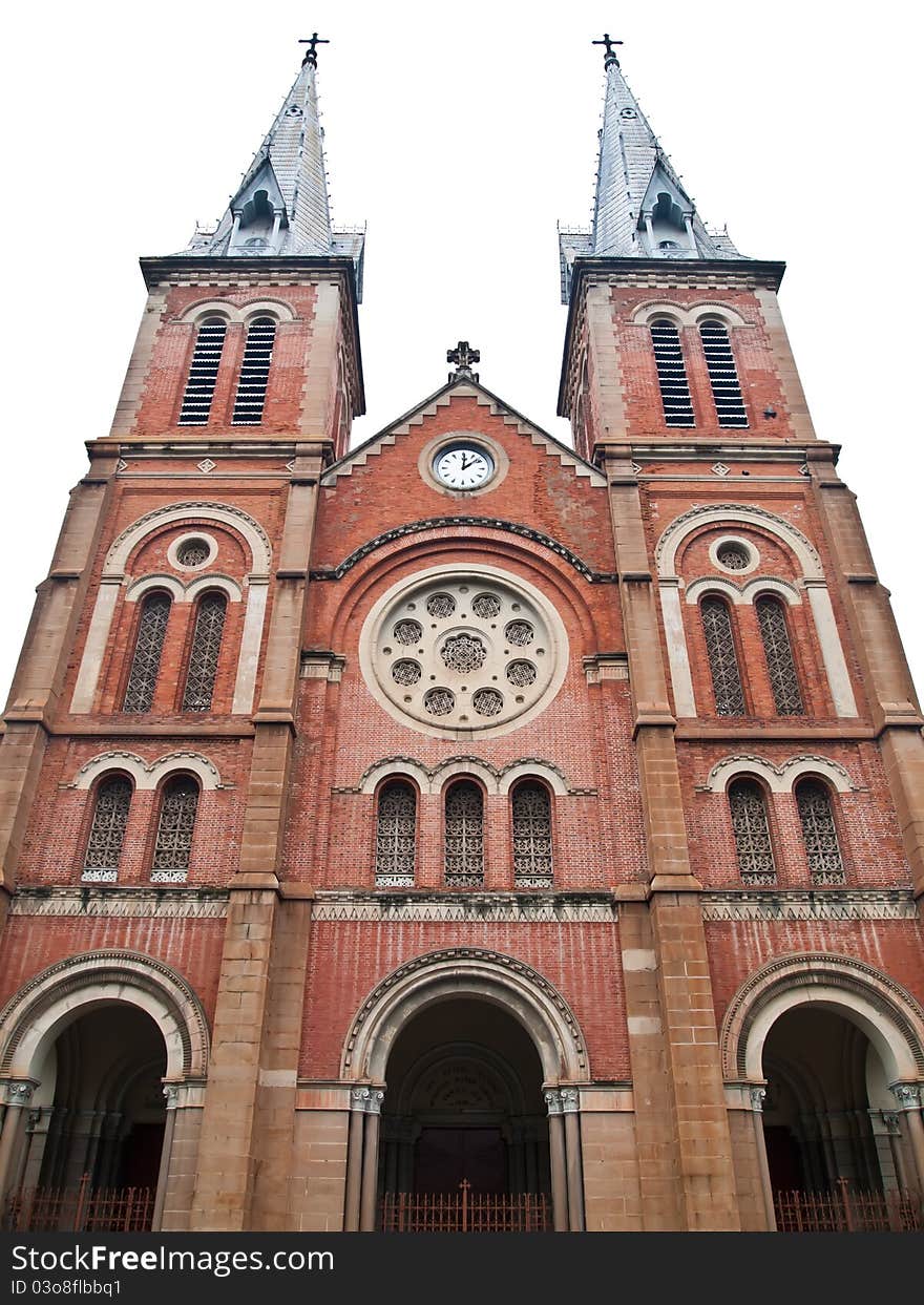 Notre Dame Cathedral in Ho Chi Minh City Vietnam