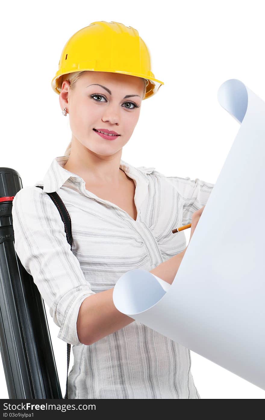 Girl With Hard Hat