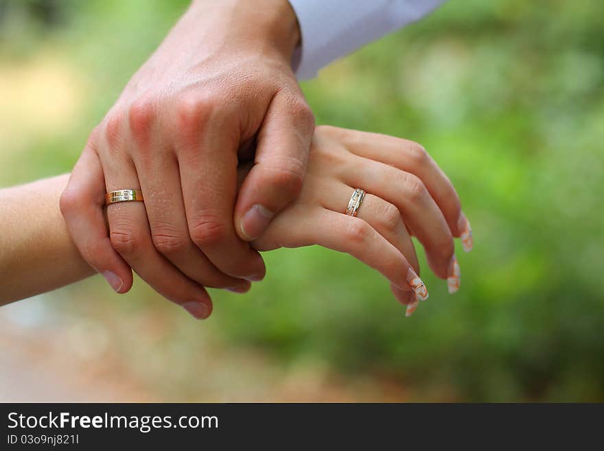 Photo of ring of woman. Photo of ring of woman