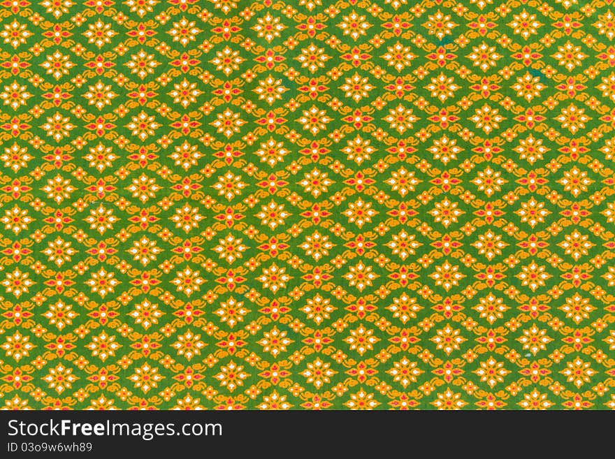 Thai fabric texture - northeast handicraft in thailand