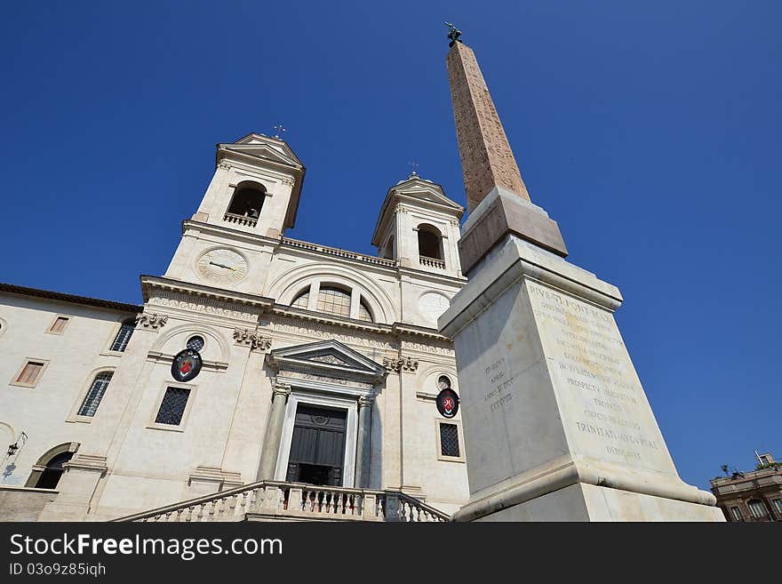 Church Trinita del Monti in Rome