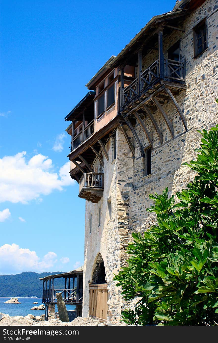 Monastery in mount Athos