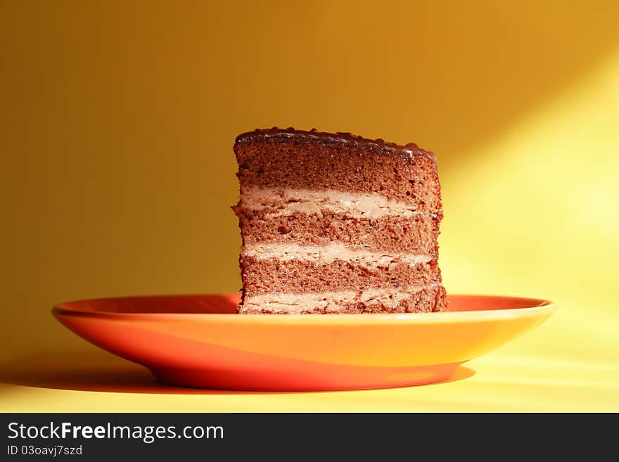 Cake On Saucer