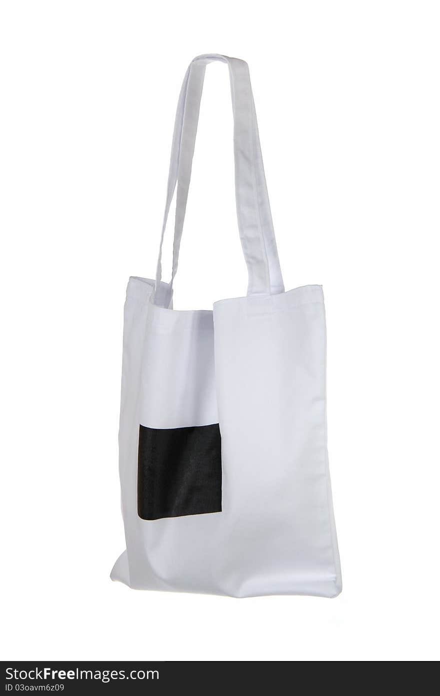 White cotton bag