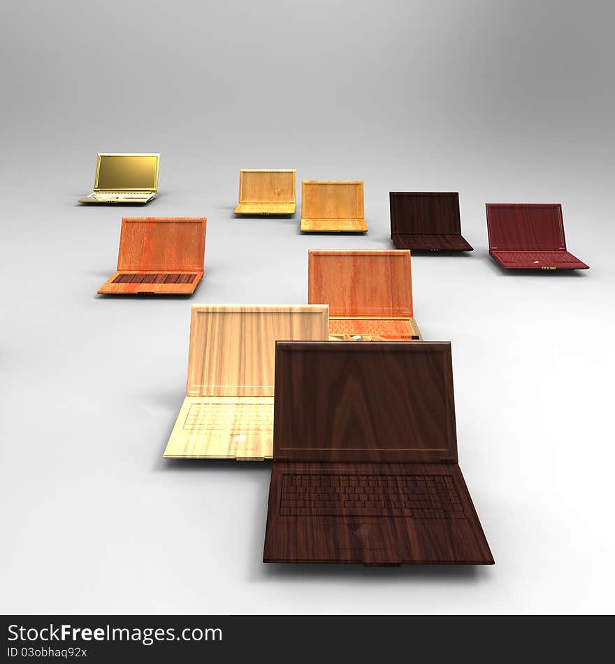 Woodgrain Design Notebooks