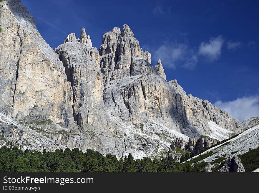 A nice view of italian alps. A nice view of italian alps