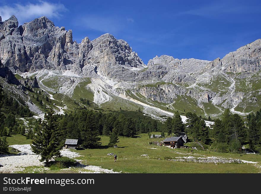 A nice view of italian alps. A nice view of italian alps