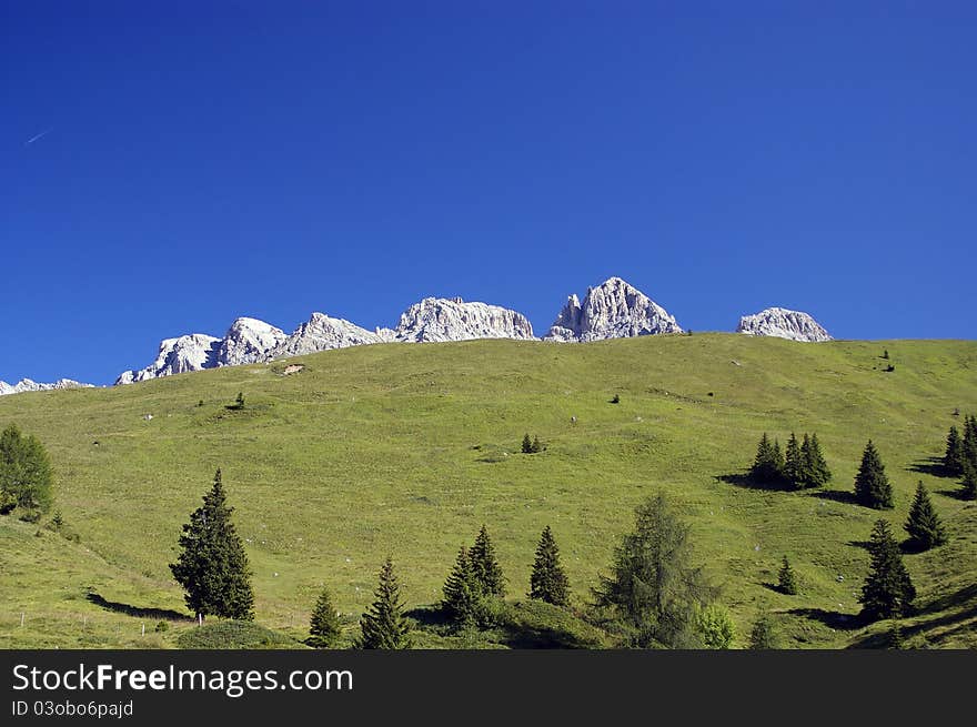 A nice view of italian alps. A nice view of italian alps