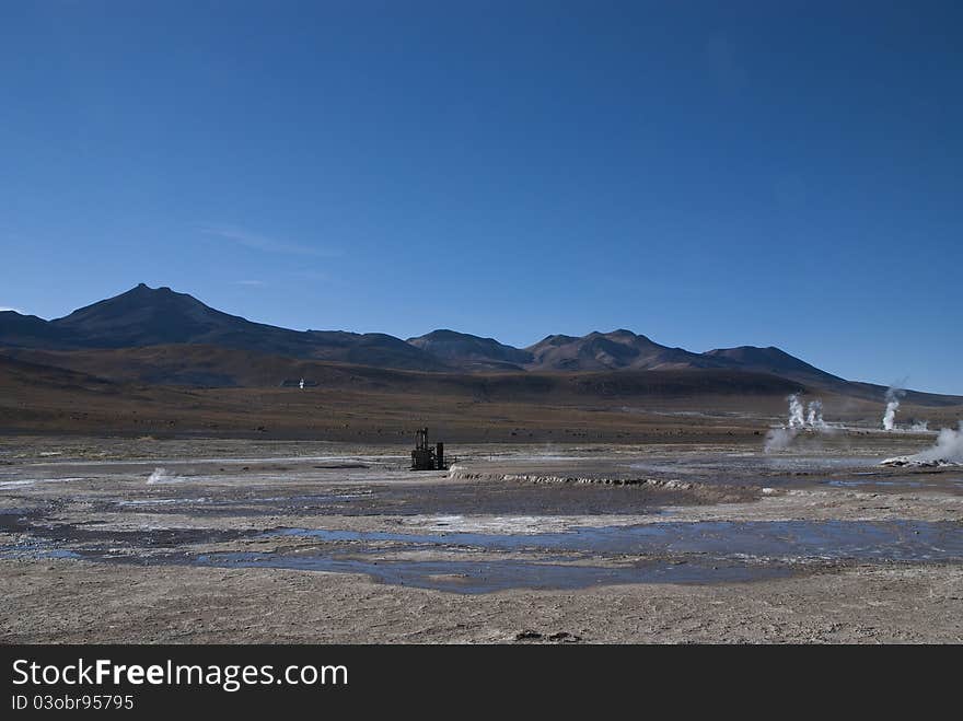 El Tatio Geysers in Atacama