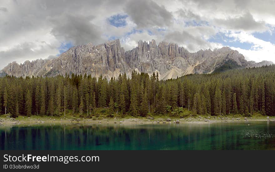 A nice view of alps. A nice view of alps