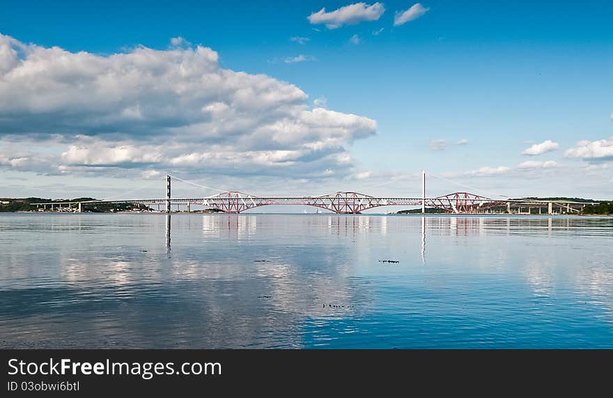 The two forth bridges from distance