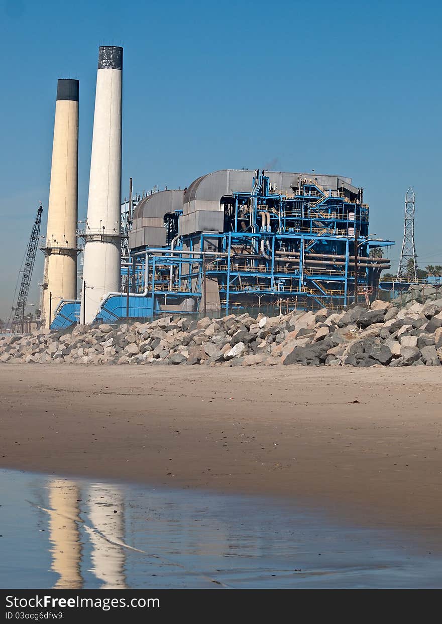 Powewr plant in manhattan beach