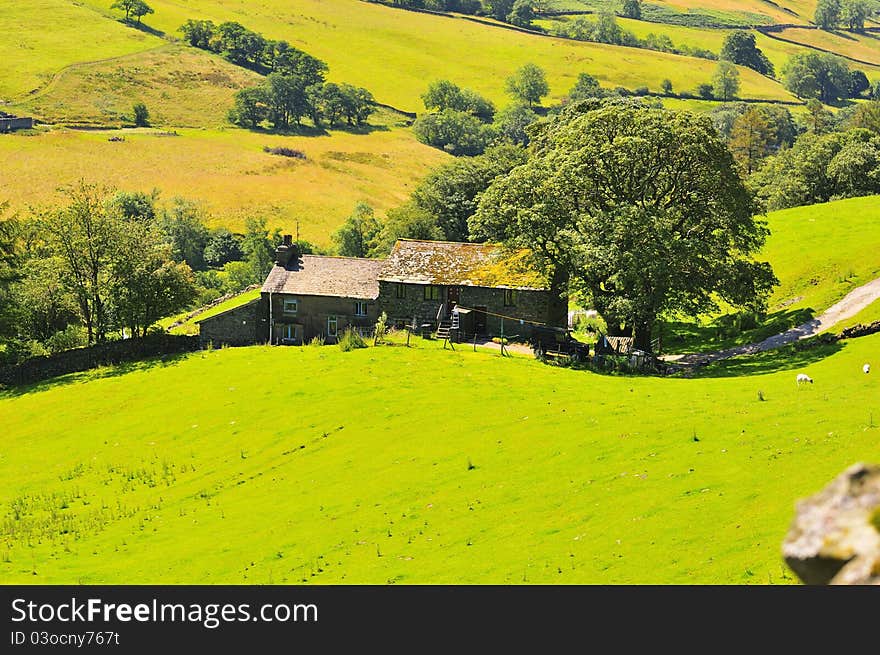 A typical Cumbrian Farm built with local Grey Slate, out in the middle of no where. A typical Cumbrian Farm built with local Grey Slate, out in the middle of no where.