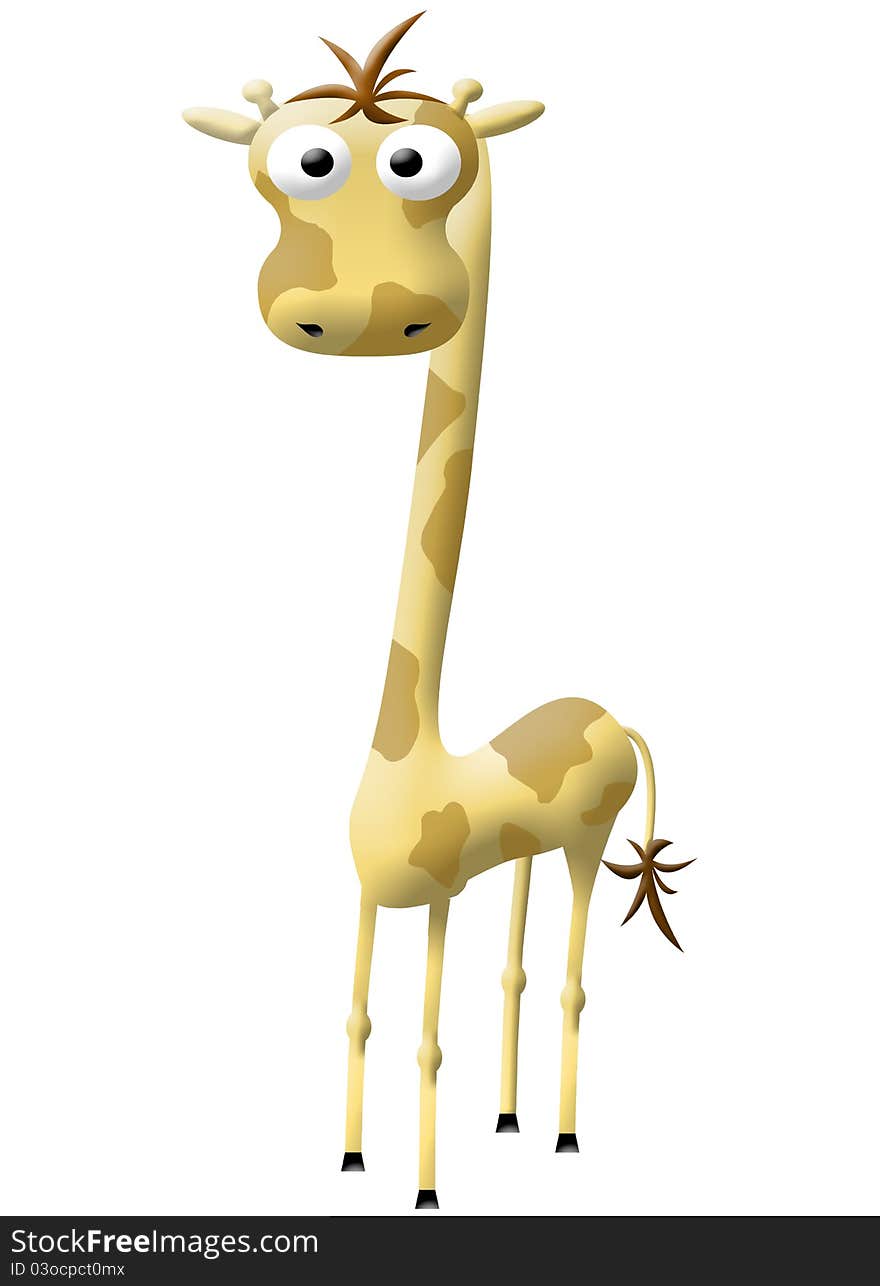 Illustration of giraffe