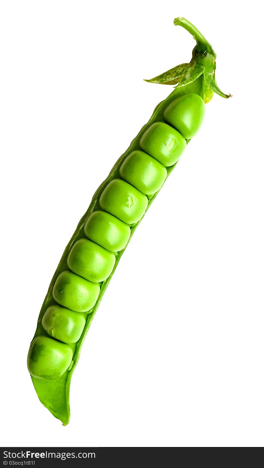 Ripe pea vegetable