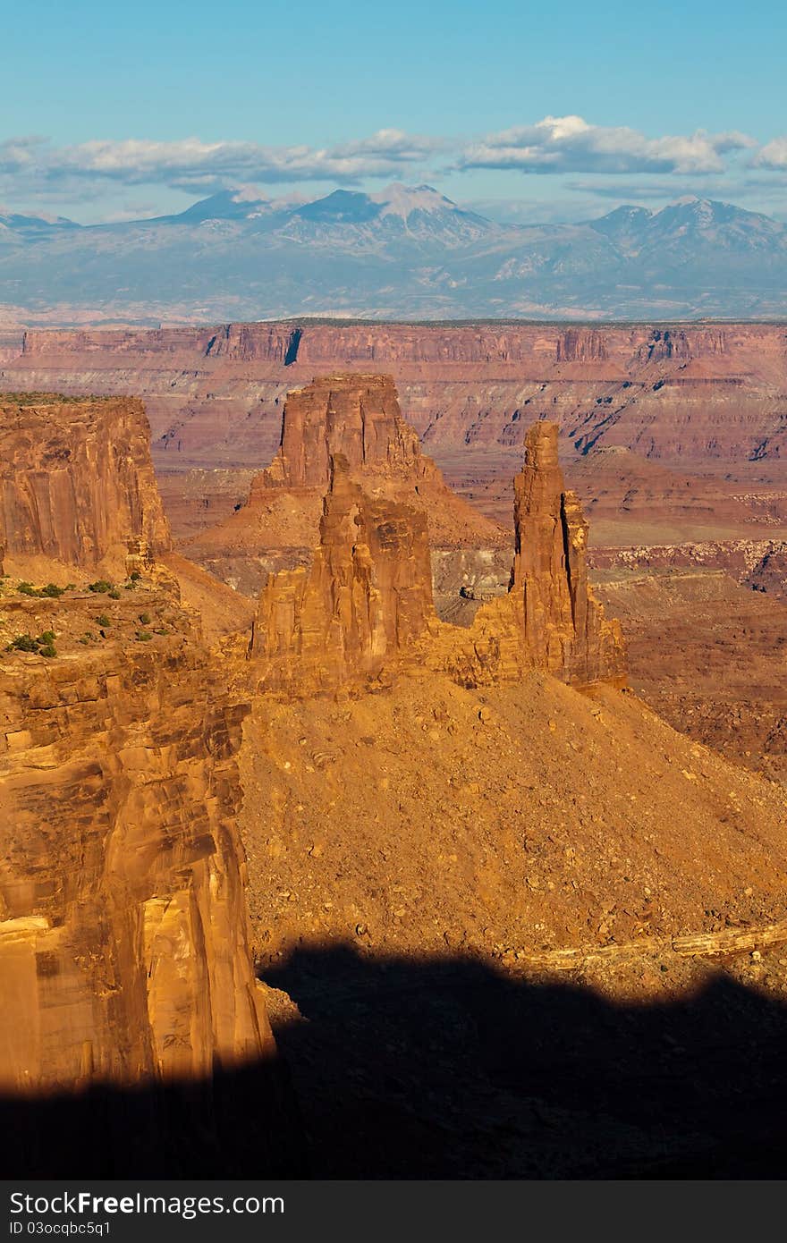 Rock formations in Canyonlands, UT