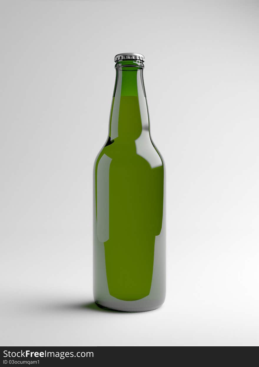 Green Beer Bottle