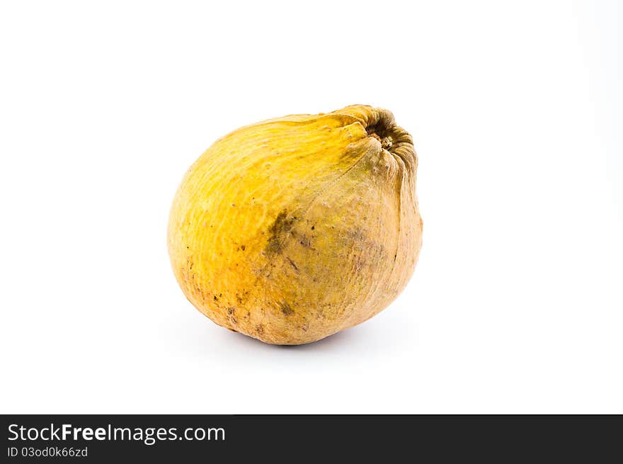 Santol fruit on the white background,thailand