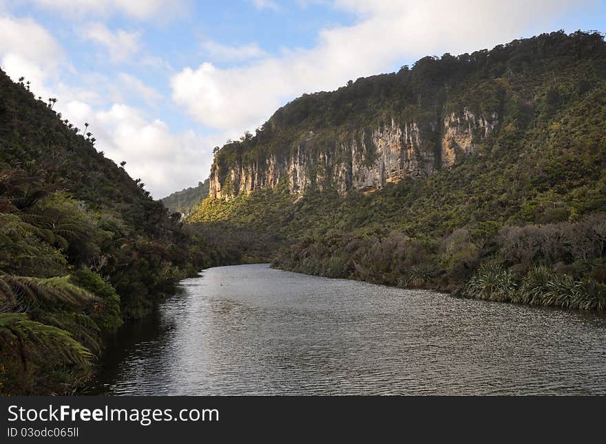 Pororari River, Punakaiki, New Zealand