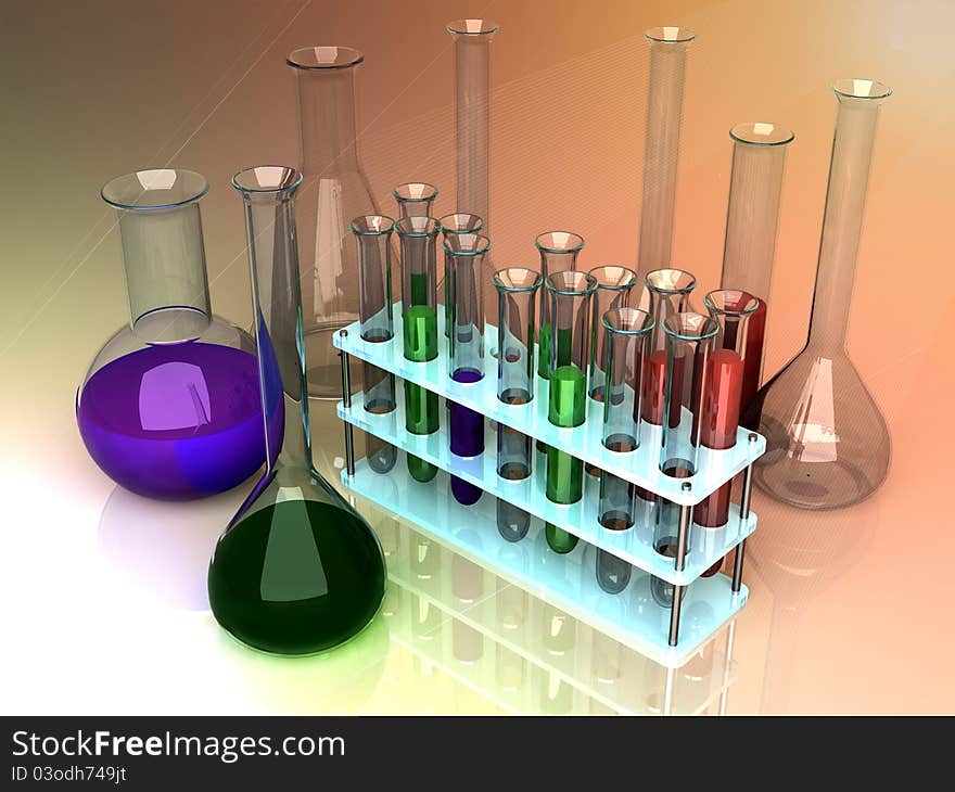 Chemical devices on a mirror surface