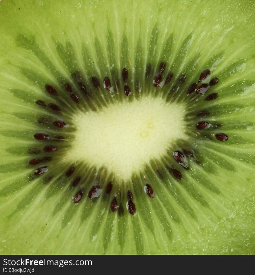 Close-up kiwi fruit background