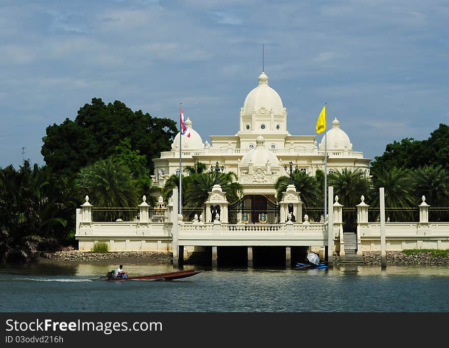 White building in thailand