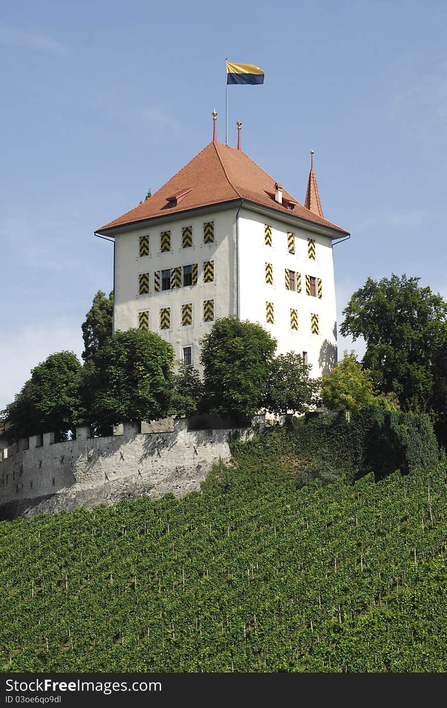 Small castle in central switzerland