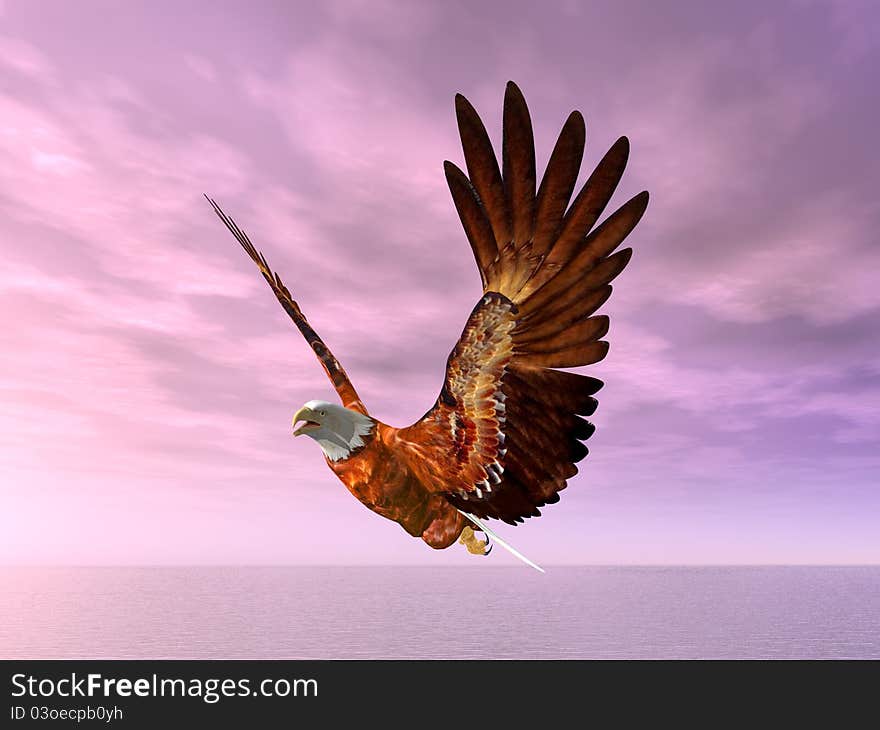 A sea eagle is any of the birds of prey in the genus Haliaeetus in the bird of prey family Accipitridae.